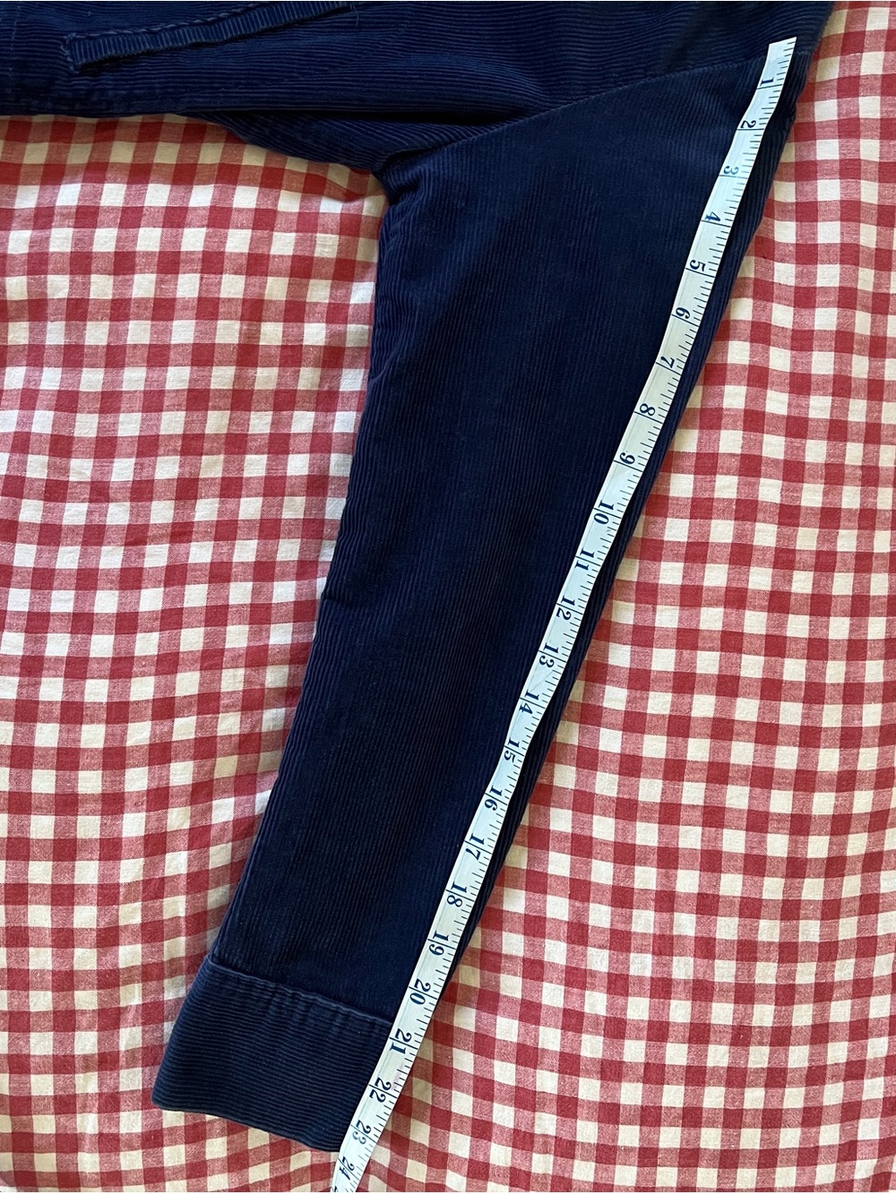 Vintage FFA Deep Indigo Blue Corduroy Jean Jacket California Embroidered Varsity - Picture 17 of 17